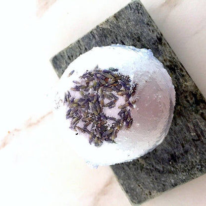 Organic Bath Bomb Calm Bomb- TWO SIZES lavender - Guanako.Beauty